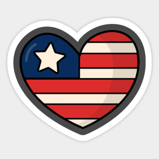 U.S.A Sticker